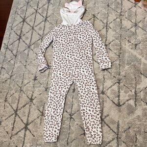 6t girls cat pajama onesie